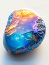 Uncut opal stone. Royalty Free Stock Photo