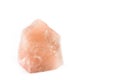 Uncut Rose Quartz Crystal Royalty Free Stock Photo