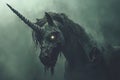 Undead Unicorn: A Dark Fantasy Image