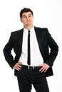 Undecided businessman Royalty Free Stock Photo