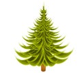 Undecorated Christmas Tree Royalty Free Stock Photo
