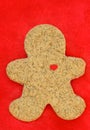 Undecorated Gingerbread Cookie Royalty Free Stock Photo