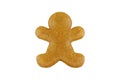 Undecorated gingerbread man