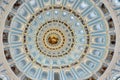 Under the Amazing Tent of the Rotunda of the Holy Sepulcher Royalty Free Stock Photo