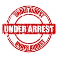 Under arrested rubber stamp for police office