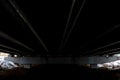 Under bridge dark landscape