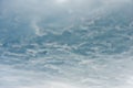 Under clouds in the sky before the storm Royalty Free Stock Photo