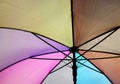 under colorful of umbella for background Royalty Free Stock Photo