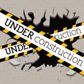 Under construction Royalty Free Stock Photo