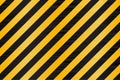 Under construction background. Black yellow diagonal stripes