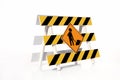 Under construction barrier Royalty Free Stock Photo