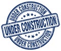 under construction blue stamp