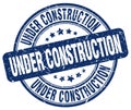 under construction blue stamp