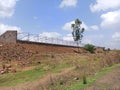 Under construction building on beautiful landscape with scenic Cloud Royalty Free Stock Photo