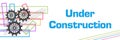 Under Construction Colorful Strokes Royalty Free Stock Photo