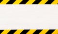 Under construction concept background. Warning tape. Royalty Free Stock Photo