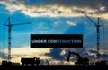 Under construction concept Royalty Free Stock Photo