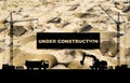 Under construction concept Royalty Free Stock Photo