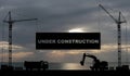 Under construction concept Royalty Free Stock Photo