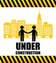 Under construction design Royalty Free Stock Photo