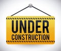 Under construction design, vector illustration. Royalty Free Stock Photo