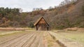 Under construction house at Shirakawago Royalty Free Stock Photo