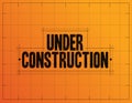 under construction measurements Royalty Free Stock Photo