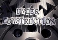 Under construction, mechanics Royalty Free Stock Photo