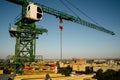 Under construction multi-storey residential building. Floors in the house Royalty Free Stock Photo