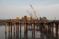 Under-construction of Mumbai Trans Harbour Link