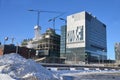 Under construction new Montreal`s Centre hospitalier de l`Universite de Montreal CHUM