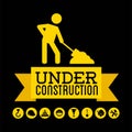 Under construction Royalty Free Stock Photo