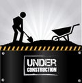 Under construction Royalty Free Stock Photo
