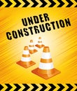 Under construction page. Royalty Free Stock Photo