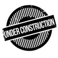 Under construction rubber stamp Royalty Free Stock Photo