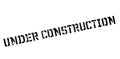 Under construction rubber stamp Royalty Free Stock Photo