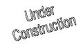 Under Construction rubber stamp Royalty Free Stock Photo