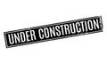 Under Construction rubber stamp Royalty Free Stock Photo