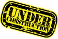 Under construction rubber stamp, vector Royalty Free Stock Photo