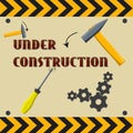 Under construction sign