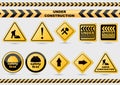 Under Construction Signs Set [19] out of 19 Royalty Free Stock Photo