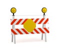 Under construction stop sign