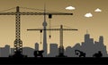 Under Construction, The Toronto City, Canada Royalty Free Stock Photo