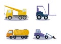 Under construction vehicles icons