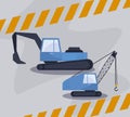 Under construction vehicles icons