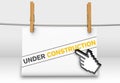 Under construction Royalty Free Stock Photo