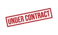 Under Contract Rubber Stamp. Under Contract Grunge Stamp Seal Vector Illustration Royalty Free Stock Photo
