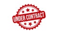 Under Contract Rubber Stamp. Under Contract Grunge Stamp Seal Vector Illustration Royalty Free Stock Photo