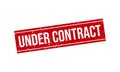 Under Contract Rubber Stamp. Under Contract Grunge Stamp Seal Vector Illustration Royalty Free Stock Photo
