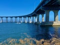 Under the Coronado Bay Bridge Royalty Free Stock Photo